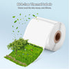 Transparent Thermal Label Paper, Self - Adhesive Thermal Printer Paper for Phomemo M110/M220/M120/M150/M250 Label Printer, 1.57"x2.35"(40x60mm) 130 Labels/Roll, Clear - Phomemo