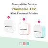 Phomemo 53mm White Non - Adhesive 10 - Year - Lasting Thermal Paper for T02/M02X/M832丨3 Rolls - Phomemo