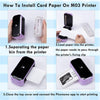 Phomemo 80x135mm Purple Card Paper Thermal Paper for M03 | 100sheets - Phomemo
